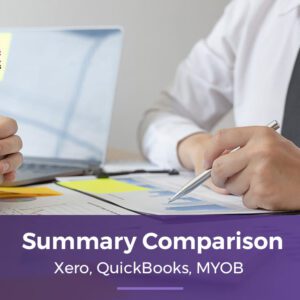 Summary Comparison: Xero, QuickBooks, MYOB